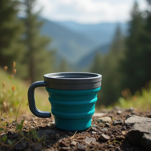 Collapsible Camping Cup - Collapsible Camping Cup for Ultralight Trail Hydration