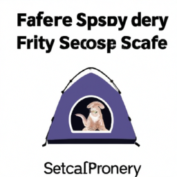 4. **Safety First:** Make sure your pets are secure when in the tent. If they're not used to being in a tent, consider bringing a crate or harness to keep them calm and safe.