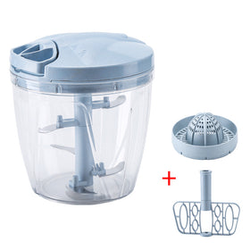 Multi-Function Hand-Pulled Meat Grinder & Juicer 900ml