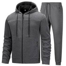 RYLY rexperformance Mens Tracksuit 2 Piece Set Casual Sweatsuits Full Zip Track Suits Jogging Athletic Suit Sets(S)