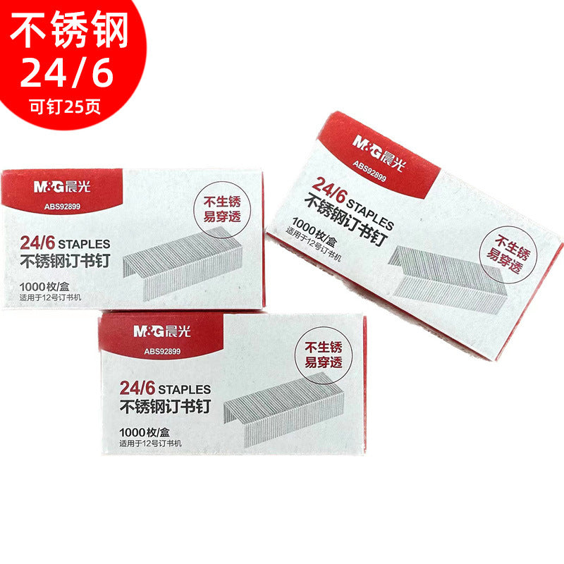 Morning Glory ABS92616 Stapler Staples 24/6 Standard