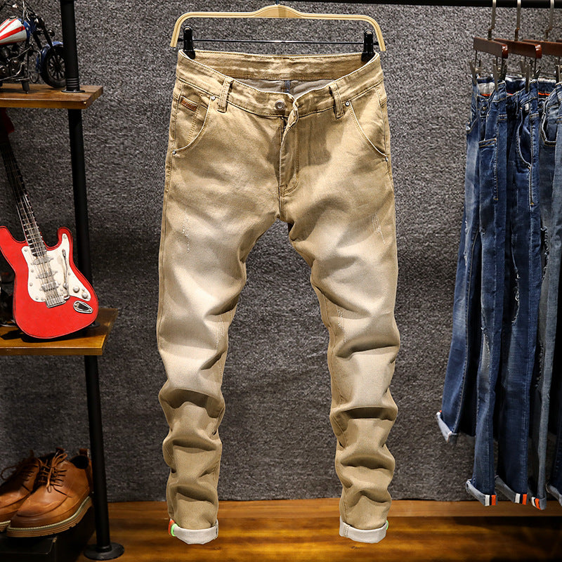 Men's Slim Fit Stretch Colored Denim Jeans