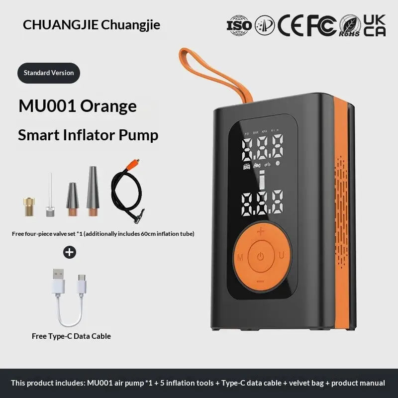 19-Cylinder Portable Car Electric Air Inflator