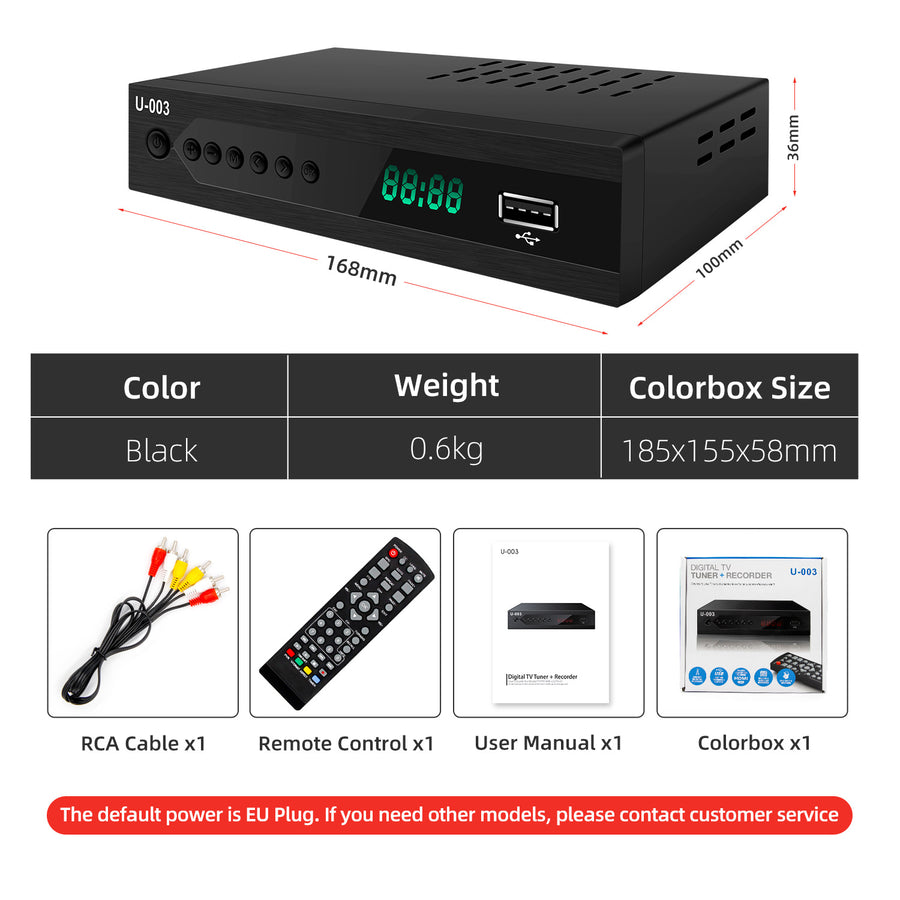 ATSC 1080P HD Digital Receiver for North America