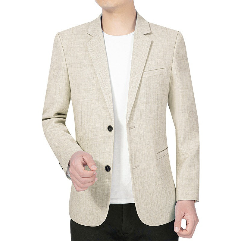 Men's Slim Fit Business Casual Blazer for Spring/Fall