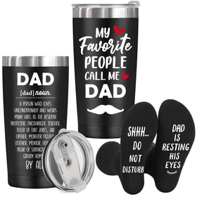 Dad Gifts from Daughter SonKidsBirthday Gifts for DadDad Gifts for Fathers DayValentine Day Gifts for Him MenBest Dad Ever GiftsFunny Socks 20oz Tumbler Gifts for Dad New Dad Step Dad Bonus Dad