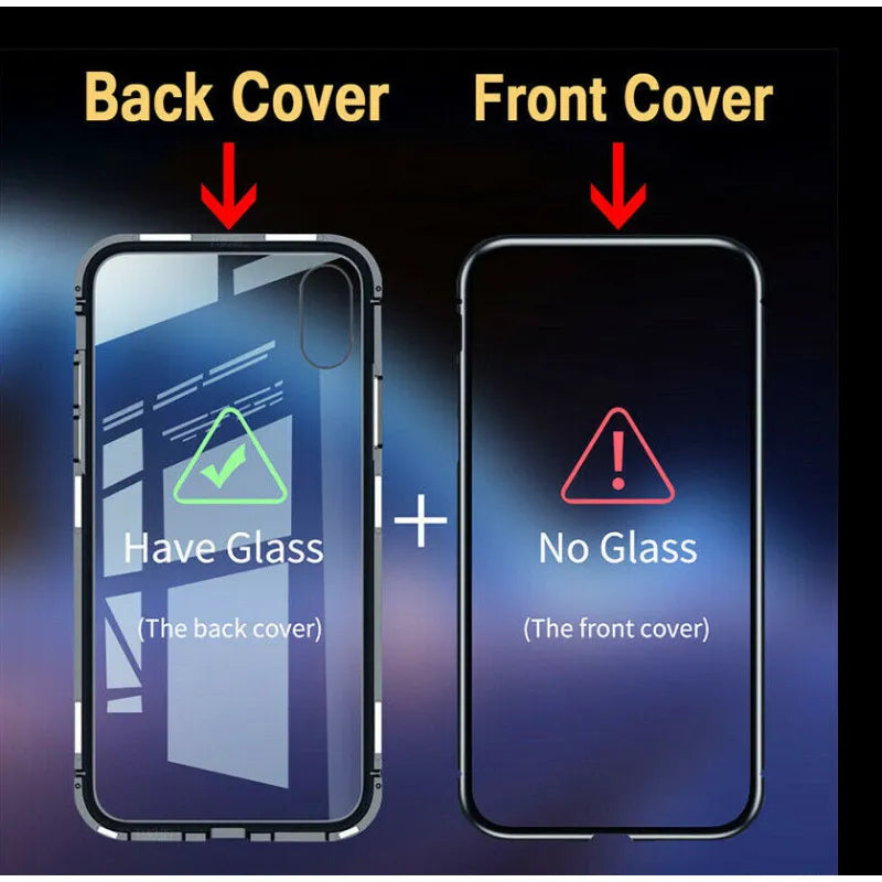 Magnetic Tempered Glass Shell Screen Protector - Joomcy