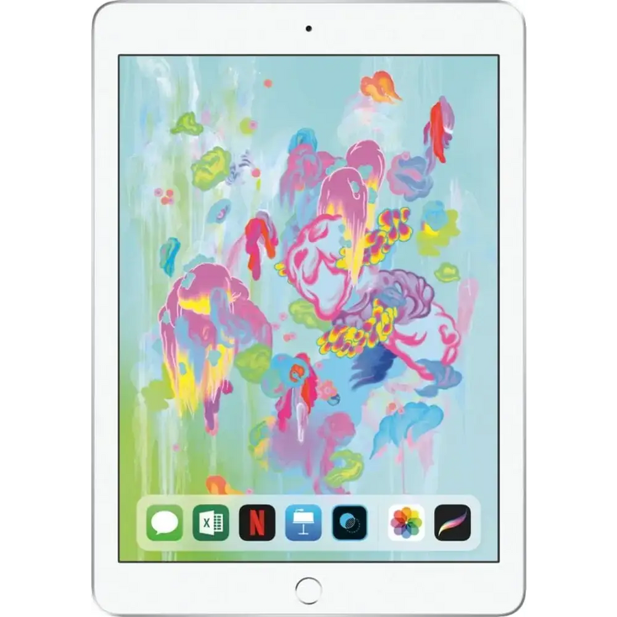 2018 Apple iPad (9.7-inch Wi-Fi 128GB) - Silver (Renewed)