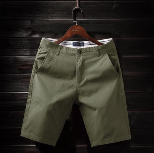Men's Casual Cotton Five-Point Slim Fit Shorts