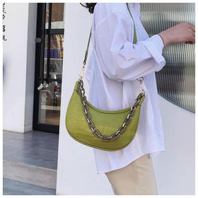 2020 Trendy Women's Shoulder Bag with Chain Strap
