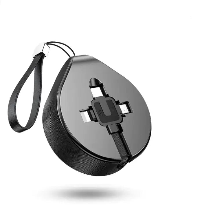 3-in-1 Fast Charging Cable for iPhone & Android Devices