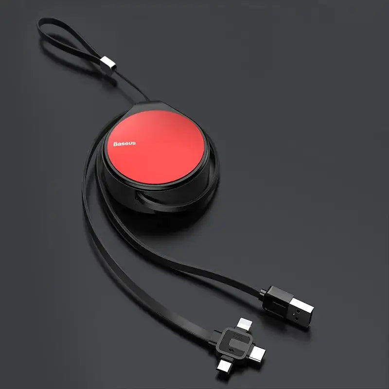 3-in-1 Fast Charging Cable for iPhone & Android Devices