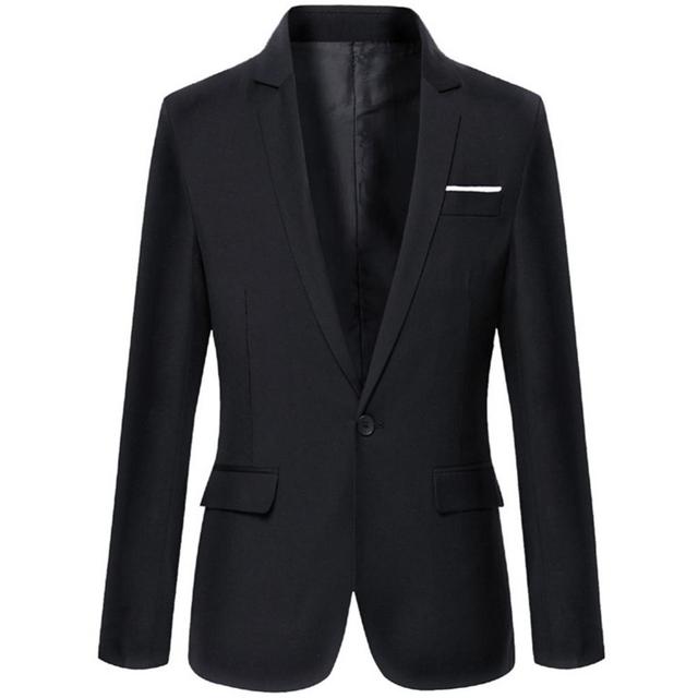Men's Slim Fit Casual Blazer - Autumn/Winter Style
