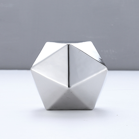 Icosphere Sculpture - Creative Nordic Ceramic Decorative Piece