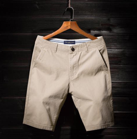 Men's Casual Cotton Five-Point Slim Fit Shorts
