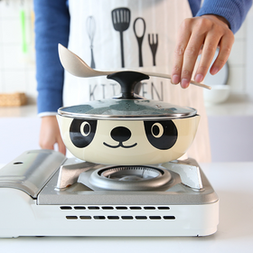 Non-Stick Panda Frying Pan and Stone Cookware
