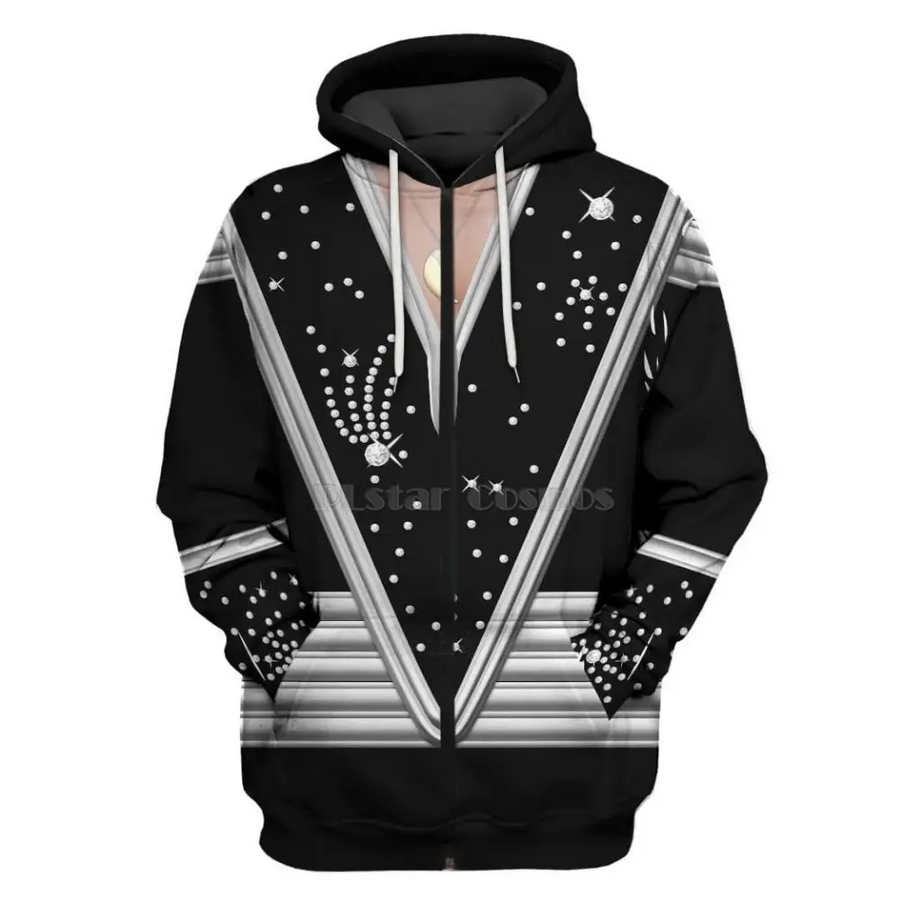 3D Digital Print Hoodie for Couples - Casual Style
