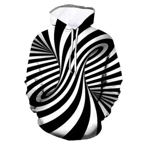 3D Digital Printing Cool Men's Graphic Hoodie Pullover