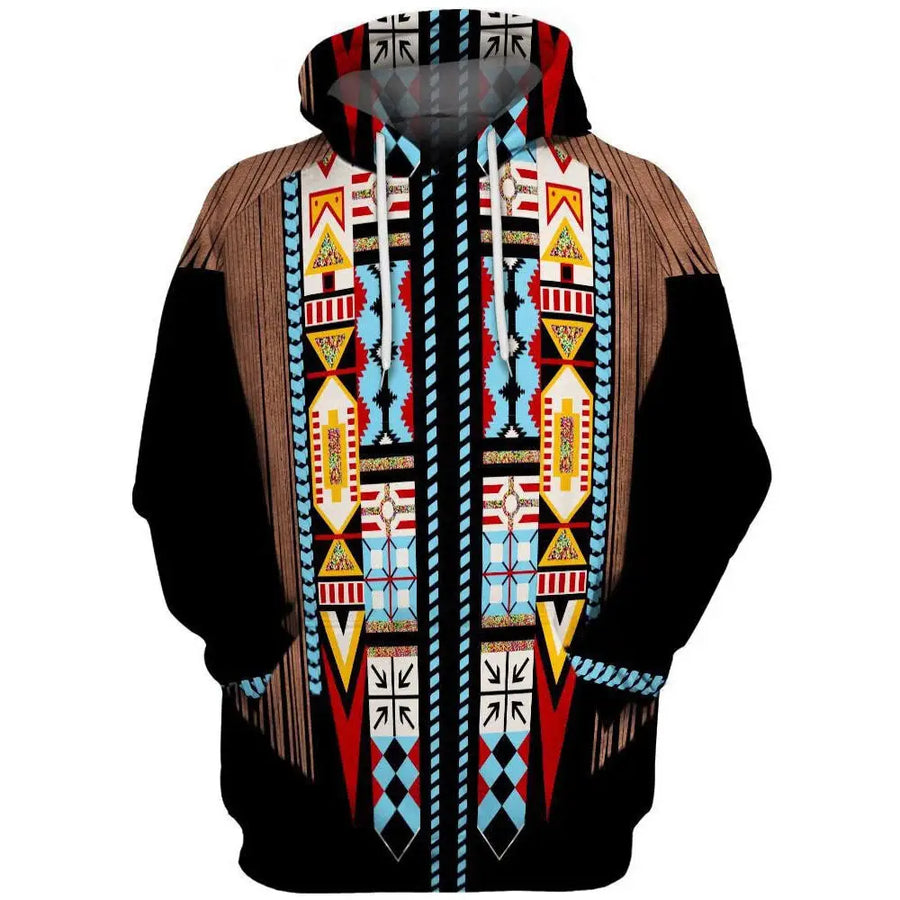 3D Hoodie with Digital Print - European Style Jacket
