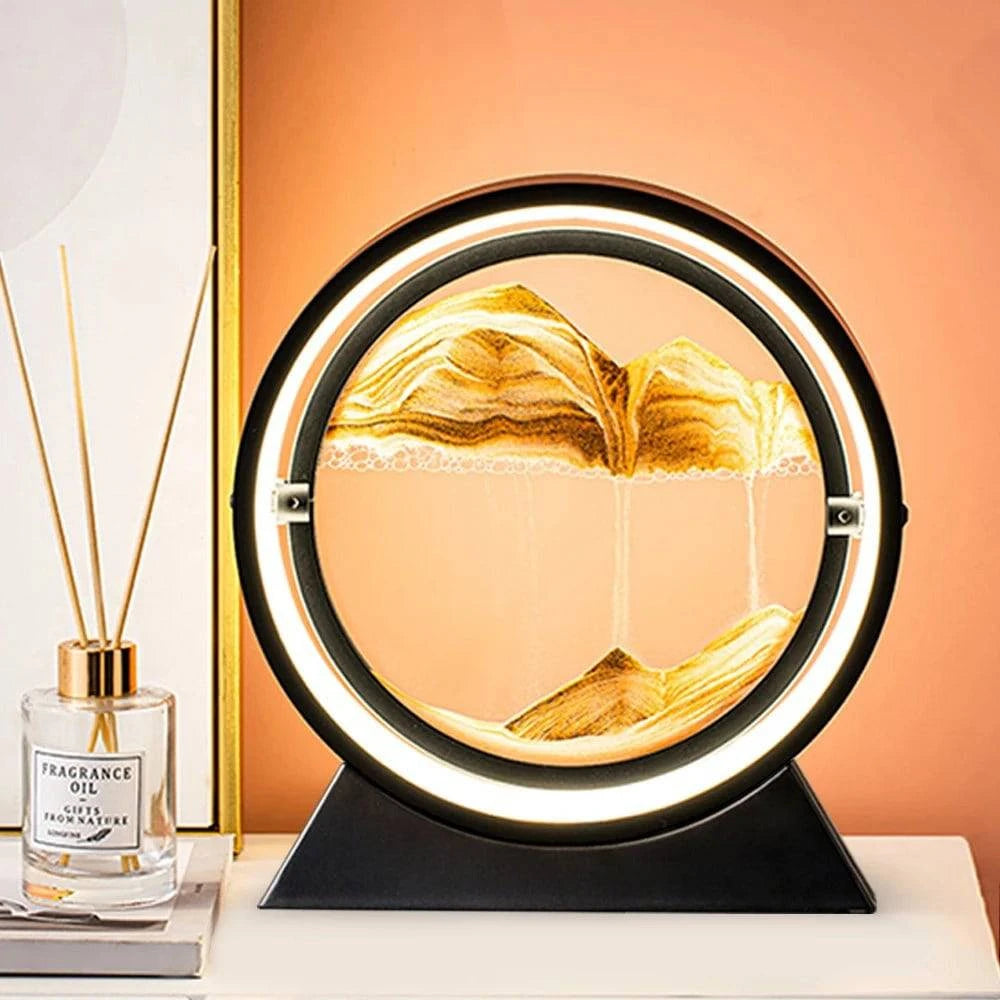 3D Round Display Flowing Glass Frame - Joomcy