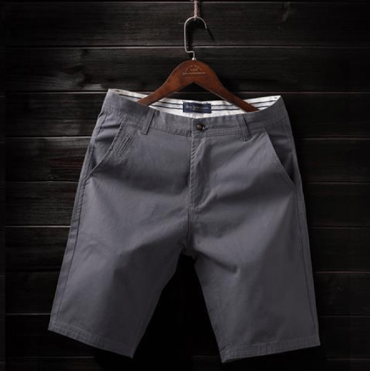 Men's Casual Cotton Five-Point Slim Fit Shorts