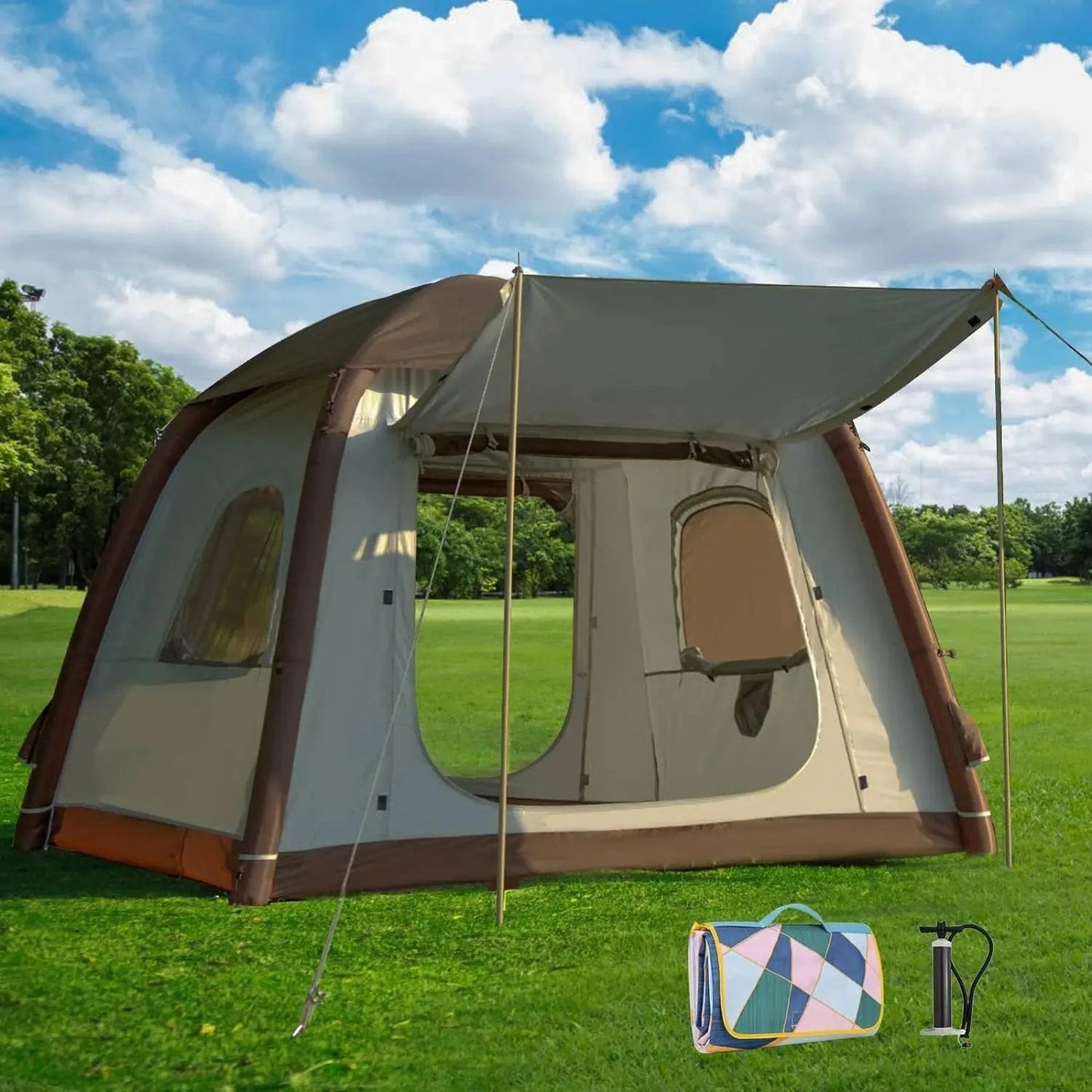 4-6 person Inflatable Camping Tent - Joomcy