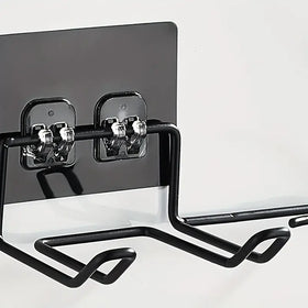 Wall Mounted Hair Dryer Storage Rack, Stainless Steel