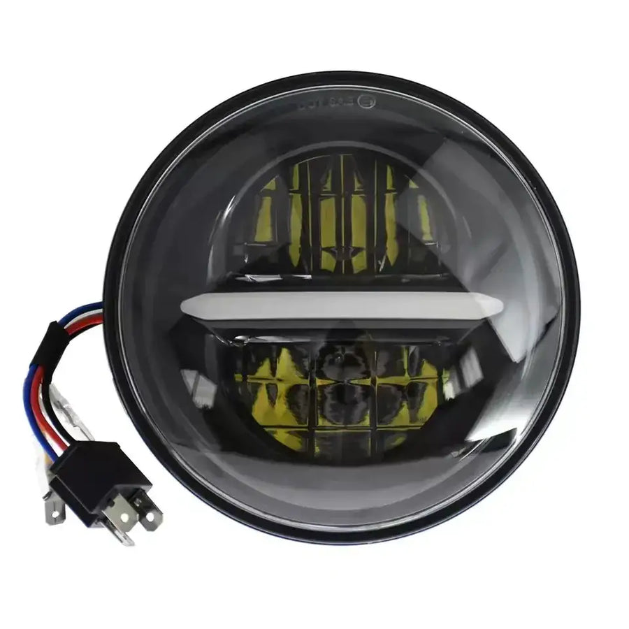 5.75-Inch LED Headlight for Harley - 50W Upgrade
