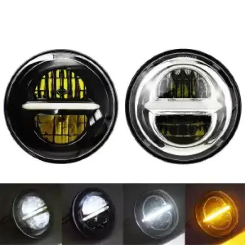 5.75-Inch LED Headlight for Harley - 50W Upgrade
