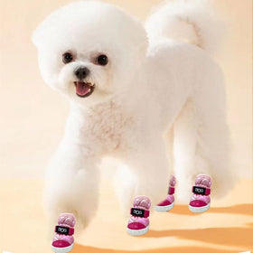 Non-Slip Warm Dog Shoes for Winter