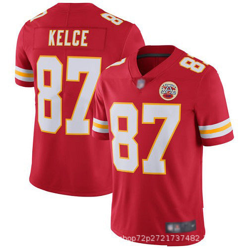 Men's NFL Chief 15# Red & White Jersey Wholesale