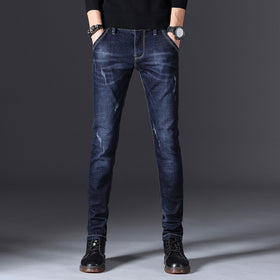 Men's Slim Fit Distressed Jeans - Fall/Winter Design