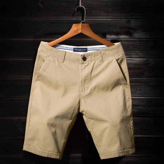 Men's Casual Cotton Five-Point Slim Fit Shorts