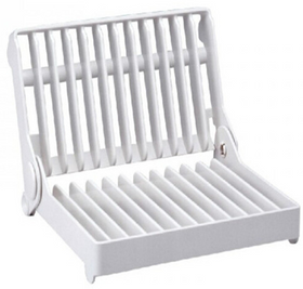 Foldable Plastic Tray Drainer for Kitchen Storage