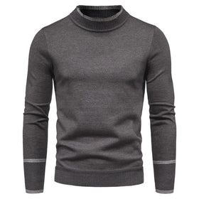 Half High Neck Long Sleeve Slim Sweater Top