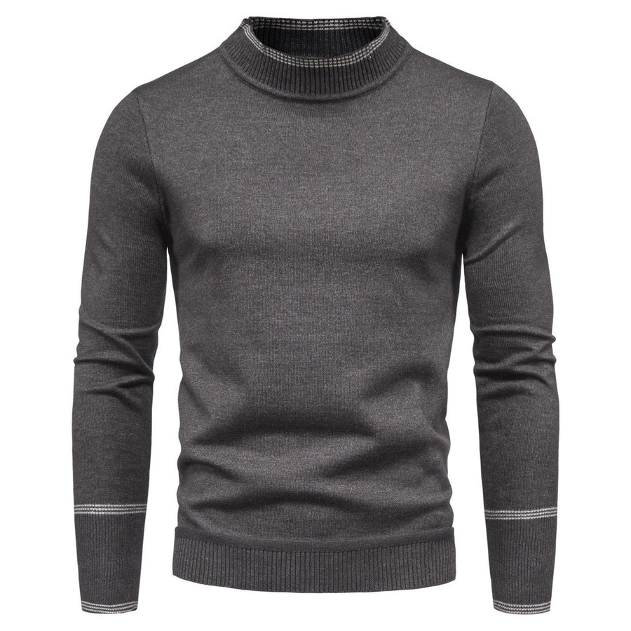 Half High Neck Long Sleeve Slim Sweater Top