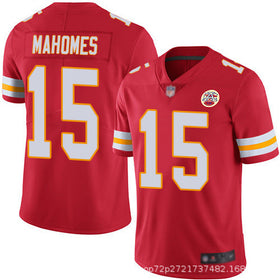 Men's NFL Chief 15# Red & White Jersey Wholesale