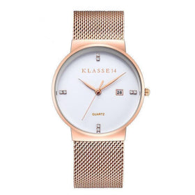 Ultra-Thin Waterproof Quartz Mesh Watch for Men