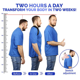 Adjustable Posture Corrector for Men, Women, and Kids