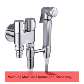 High-Pressure Toilet Spray Bidet Set in Gray