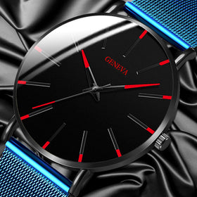 Fashionable Ultra-Thin Quartz Watch for Men