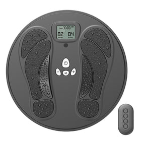 Rechargeable Foot Massager for Neuropathy TENS & EMS Foot Circulation Stimulator with Remote Control 50 Intensities β Foot Leg Massager for Circulation and Pain Relief