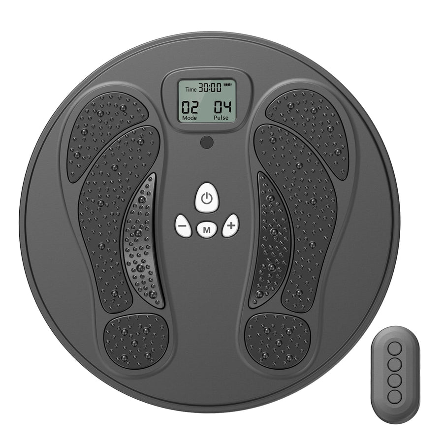 Rechargeable Foot Massager for Neuropathy TENS & EMS Foot Circulation Stimulator with Remote Control 50 Intensities β Foot Leg Massager for Circulation and Pain Relief