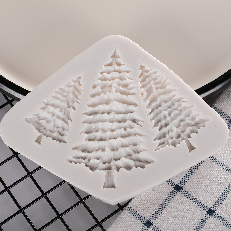 Silicone Christmas Tree Chocolate Mold for Baking