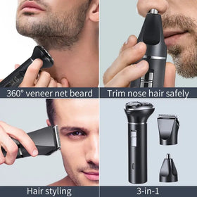 Cordless Professional Hair Clipper Trimmer Kit with USB