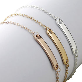 Personalized Engraved Stainless Steel Name Bracelet