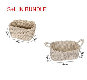 Storage Box and Basket for Desktop Organization