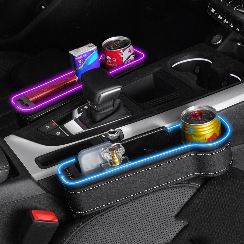 Charging Car Seat Gap Organizer Box
