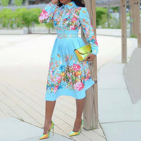 Africa Fashion Women's Printed Dress