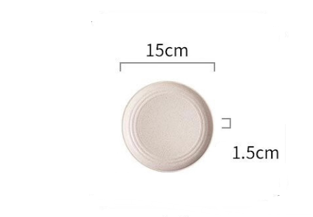 Wheat Straw Dinnerware Set with Plates and Bowls